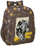safta JURASSIC WORLD Schulrucksack f&uuml;r Kinder, anpassbar an den Kinderwagen,...
