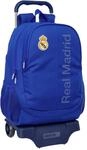 safta Real Madrid Schulrucksack mit Trolley, ideal f&uuml;r Kinder verschiedener