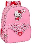 HELLO KITTY Schulrucksack f&uuml;r Kinder, Kinderrucksack, anpassbar an Kinderwagen,