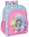 Safta GABBY'S DOLLHOUSE CONFETTI Schulrucksack f&uuml;r Kinder, Kinderrucksack, anpassbar