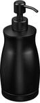 Relaxdays Seifenspender, 400 ml, Edelstahl, nachf&uuml;llbar, Seife, schwarz |...