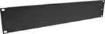 InLine&reg; 19" Blindplatte, 2HE, RAL 9005 schwarz