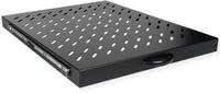 ROLINE 19-Zoll Fachboden 1 HE, ausziehbar 550 T 25 kg schwarz