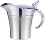 Thermo salsiera salse thermos a doppia parete in acciaio inox ciotola glacette...