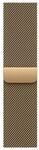 Apple Watch Band - Milanaise Armband - 42 mm - Brillantgold | One Size (passt...
