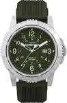 Timex TW4B32100 Expedition Ridge Herren-Armbanduhr, 43 mm, gr&uuml;nes Silikonarmband mit