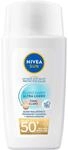 NIVEA SUN T&auml;gliches Fluid mit Farbe LSF 50+40 ml, Gesichts-Sonnencreme mit