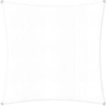 Lumaland Sonnensegel Quadrat | 3 x 3 Meter Wetterbest&auml;ndiger Sonnenschutz inkl.