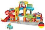 VTech TUT TUT Baby Flitzer Buntes Parkhaus mit Aufzug, Waschstra&szlig;e &...