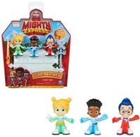 Mighty Express Kinderfiguren 3er Set - mit Gleisst&uuml;ck und Schranke, zur Erg&auml;nzung