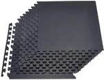 VEVOR 12 x Puzzlematte Bodenschutzmatte 610 x 610 x 14 mm, Hochdichte