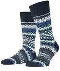 Burlington Herren Fair Isle Socken Wolle atmungsaktiv