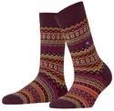 Burlington Damen Fair Isle Socken Wolle atmungsaktiv