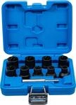 BGS Schrauben-Ausdreher-Set 10 tlg Linksausdreher Schraubenl&ouml;ser Ausbohrer 5266