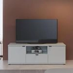 Forte Ganymede TV-Schrank 130, minimalistisches Lowboard, 2-t&uuml;rig, 1 Schublade,