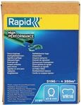 Rapid Zaun-Ringklammern VR16 Gr&uuml;n, 3.190 Stk., zur Befestigung von Spanndr&auml;hten an