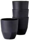 Mepal - Becher 4 St&uuml;ck Silueta - 800 ml - Nordic black | Tee- und Kaffeebecher...