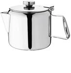 Olympia Concorde Teekanne aus Edelstahl 850 ml/30 oz, Hochglanz, Scharnierdeckel mit