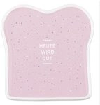 Schreibkram Manufaktur, Heute wird gut, Toastteller aus Porzellan 