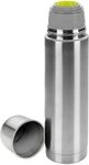 Ibili Thermoskanne 350 ml aus Edelstahl, silber, 21 x 7 x 7 cm