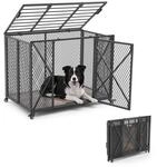VEVOR Hundek&auml;fig Hochbelastbar 955x595x740 mm, Faltbare Hundebox, Geeignet f&uuml;r