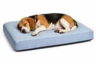 Flamingo hundebett - katzenbett - K&uuml;hlmatte - rechteckiges Kissen Varga Blau -