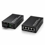 Elfcam&reg; - Gigabit Ethernet LWL Medienkonverter Glasfaser 10/100/1000 Mbps inklusive