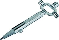 ABUS Bauschl&uuml;ssel universal, silber, 30858