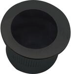MARCHESI 4066-253 schwarz matt Stirnziehgriff Einlassma&szlig; &oslash; 25 mm, Aluminium