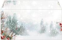 SIGEL Weihnachts Briefumschl&auml;ge Scandinavian Snow DIN lang 25 St&uuml;ck | DU646,...
