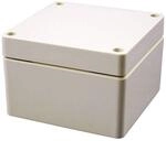 HAMMOND ELECTRONICS Universal-Geh&auml;use 1554NGY ABS, Hellgrau (RAL 7035), 120 x 120 x