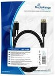MediaRange DisplayPort-Kabel, 2 m, Schwarz | 2 m
