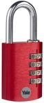 Yale YE3CB/38/131/1/CO - Standardschutz - Aluminium-Kombinationsschloss