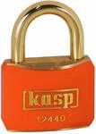 Kasp K12440ORAD Vorh&auml;ngeschloss, farbig/orange