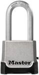 MASTER LOCK Hochsicherheits Vorh&auml;ngeschloss [Schl&uuml;ssel und Zahlenkombination]