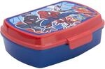 STOR Kinder Brotdose Spider-Man, Rechteckige Lunchbox 1333ml, BPA-Frei, Robustes