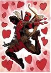 Marvel Wandtattoo von Komar - Deadpool Lovepool - 50 x 70 cm (Breite x H&ouml;he) -...