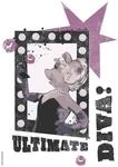 Komar Disney Deco-Sticker ULTIMATE DIVA | 50 x 70 cm | Wandtattoo, Wandbild,