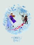 Komar Disney Wandbild Frozen Spirit | Kinderzimmer, Babyzimmer, Dekoration,
