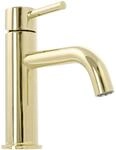 Rea Waschtischarmatur LUNGO L.GOLD LOW Wasserhahn Bad Badarmatur aus Messing...
