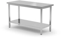 HENDI Arbeitstisch, K&uuml;chentisch, Edelstahltisch, Tisch, Zur Selbstmontage,
