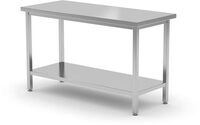 HENDI Arbeitstisch, K&uuml;chentisch, Edelstahltisch, Tisch, Zur Selbstmontage,