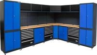 BGS 80160 | Schrankwand-System | Werkstatt | Holz | 8 Module