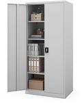 Jan Nowak Aktenschrank B&uuml;roschrank Metallschrank abschlie&szlig;bar 195x60x90 cm 
