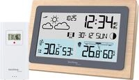 technoline WS6785 Funk-Wetterstation mit Au&szlig;ensensor | DCF77 Funkuhr,