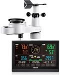 VEVOR 5-in-1-Wetterstation, 7,5-Zoll-Display, solarbetriebener Au&szlig;ensensor,