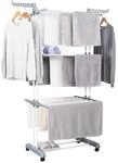 Herzberg, Multifunktionaler Trockner 20m Leinen grau HG8034-GRY | 20 m ausziehbar,