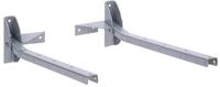 Sauvic W&auml;schest&auml;nder f&uuml;r die Wand, grau, klappbarer, 54 cm.