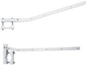 Sauvic 89415 W&auml;schest&auml;nder f&uuml;r Gel&auml;nder, wei&szlig;, anpassungsf&auml;higer und klappbarer