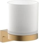 hansgrohe AddStoris S - Zahnputzbecher, Zahnb&uuml;rstenhalter f&uuml;r Wandmontage,